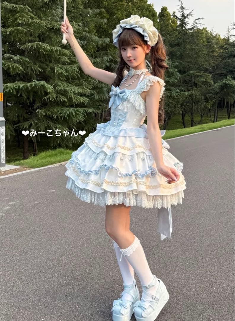 花鈴綺夢　4点セット　甘ロリ　しゅくれどーる　ロリィタ　ロリータ　クラロリ