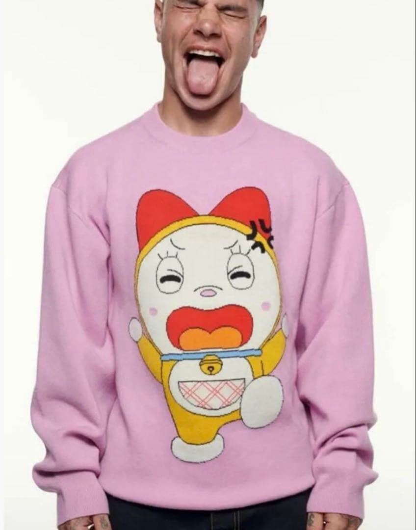 Palace Doraemon Knit Pink Mサイズ