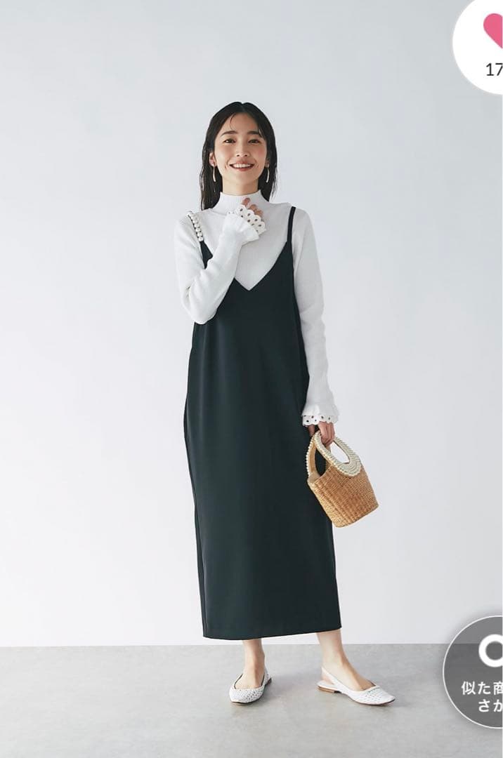 La boutique Bon Bon ビッグパール キャミワンピース