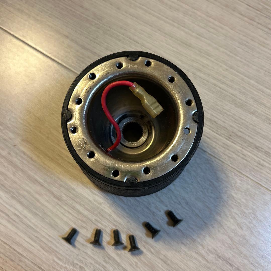 旧車　ウッドステアリング　イズミ　直径約35.5パイ