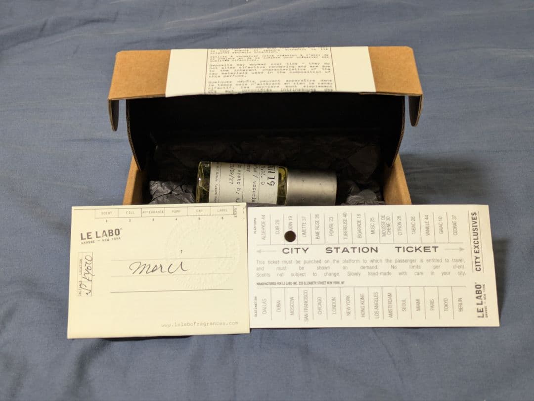 香水(ユニセックス) LE LABO BENJOIN 19