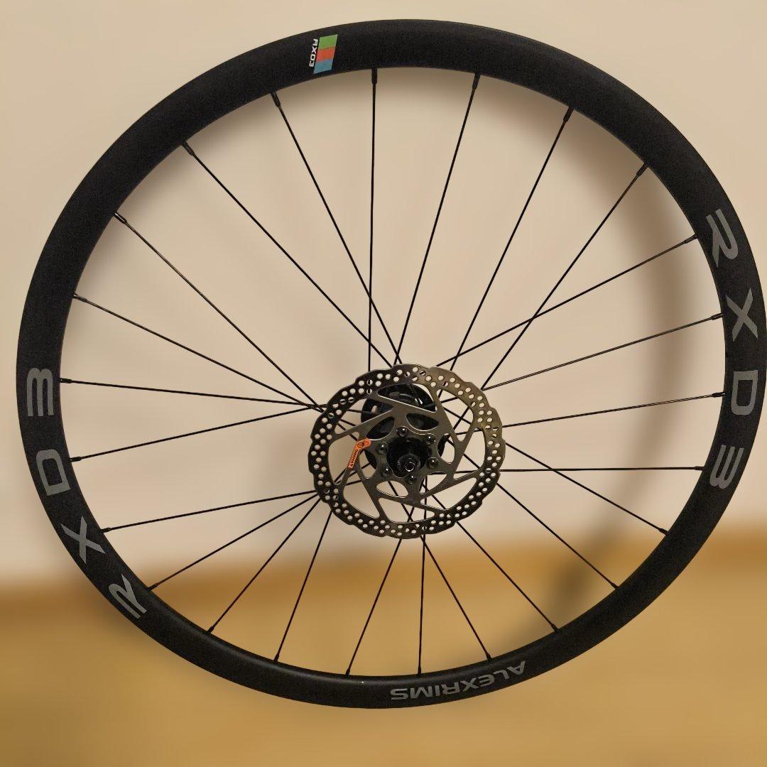 ALEXRIMS RXD3 700c 軽量ホイール ディスクローター付き