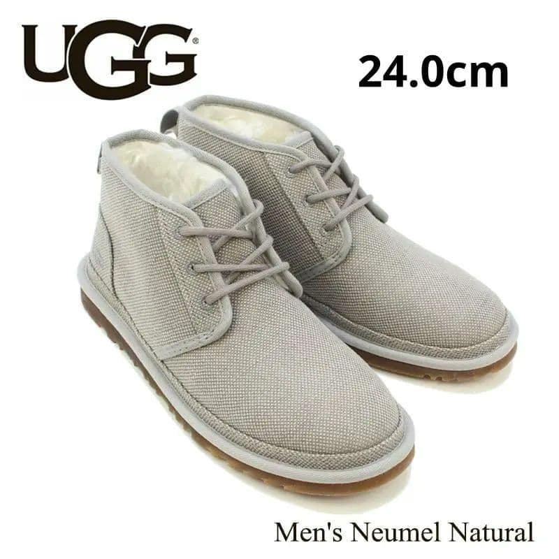 新品　アグ (UGG) ブーツ ニューメル ナチュラル　サイズ24.0