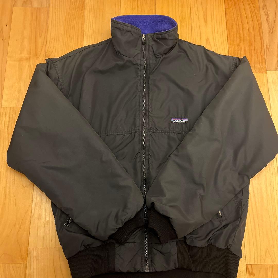 極美品‼︎ パタゴニア　シェルドシンチラ　80s USA製 ブラック　黒 M相当