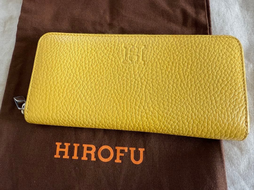 【美品】希少サンプル⭐︎HIROFU ヒロフ ラウンドファスナー長財布