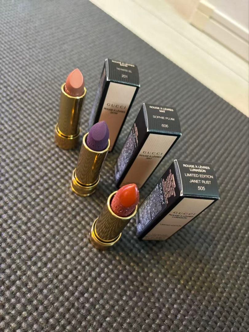 GUCCI 口紅 3本セット