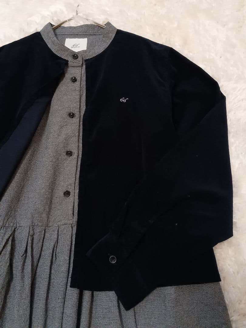 《サニークラウズ》feat.bonpon pon カーディガン＆ワンピース 3L