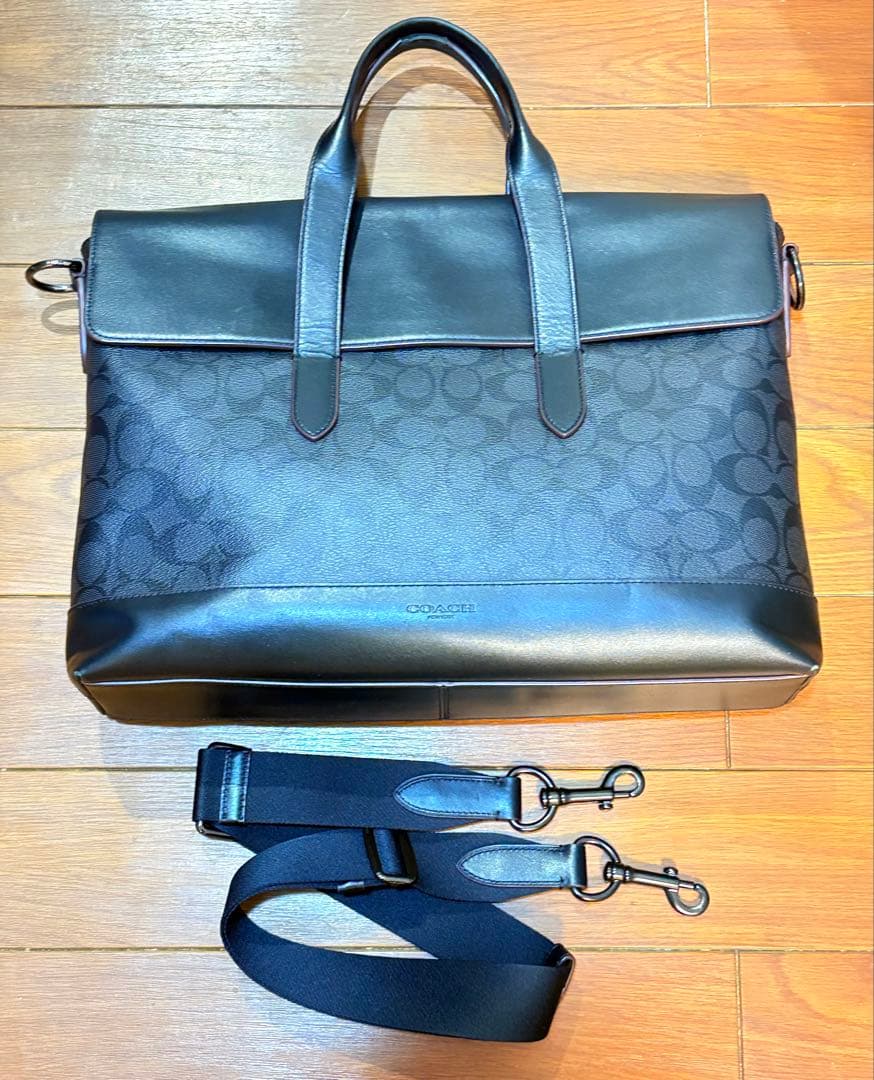 コーチ COACHビジネスバッグ ブラック