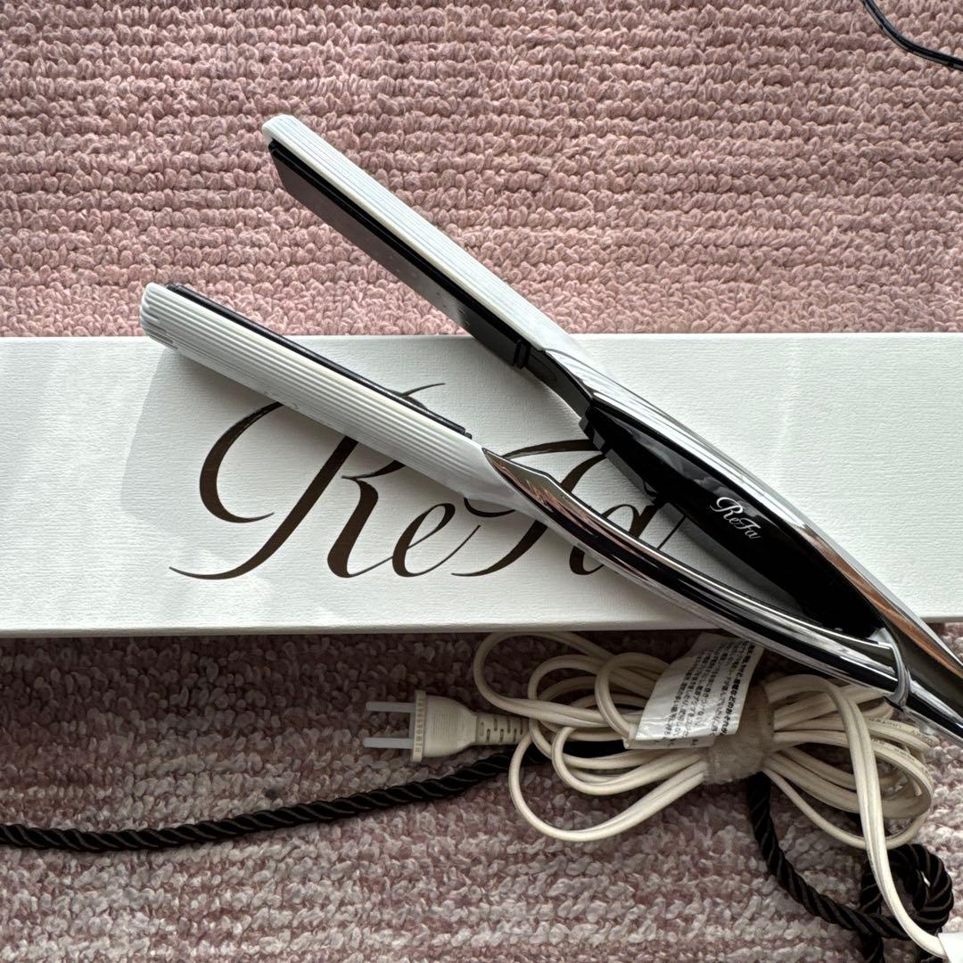 ReFa ストレートヘアアイロン シルバー/ブラック