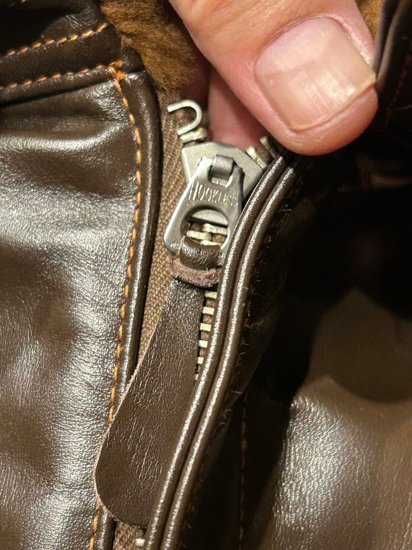 バズリクソンズ　B2 フライトジャケット ブラウン　ホースハイド　38