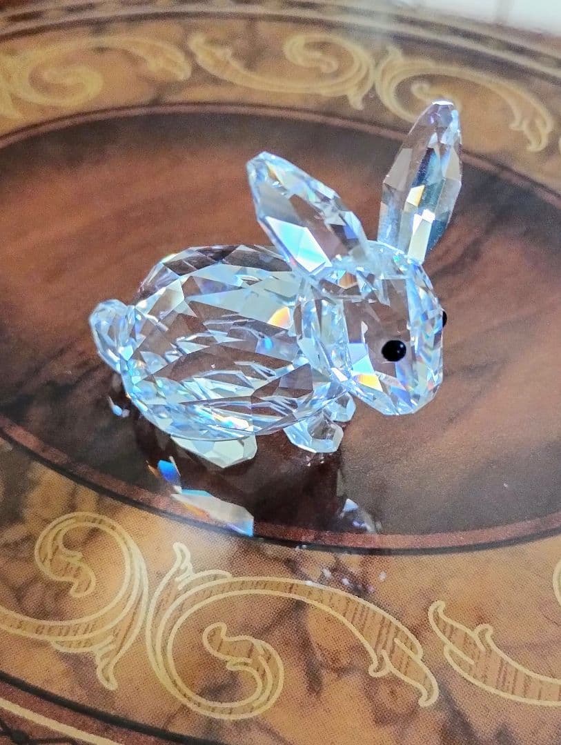 スワロフスキーのウサギ　2個セット