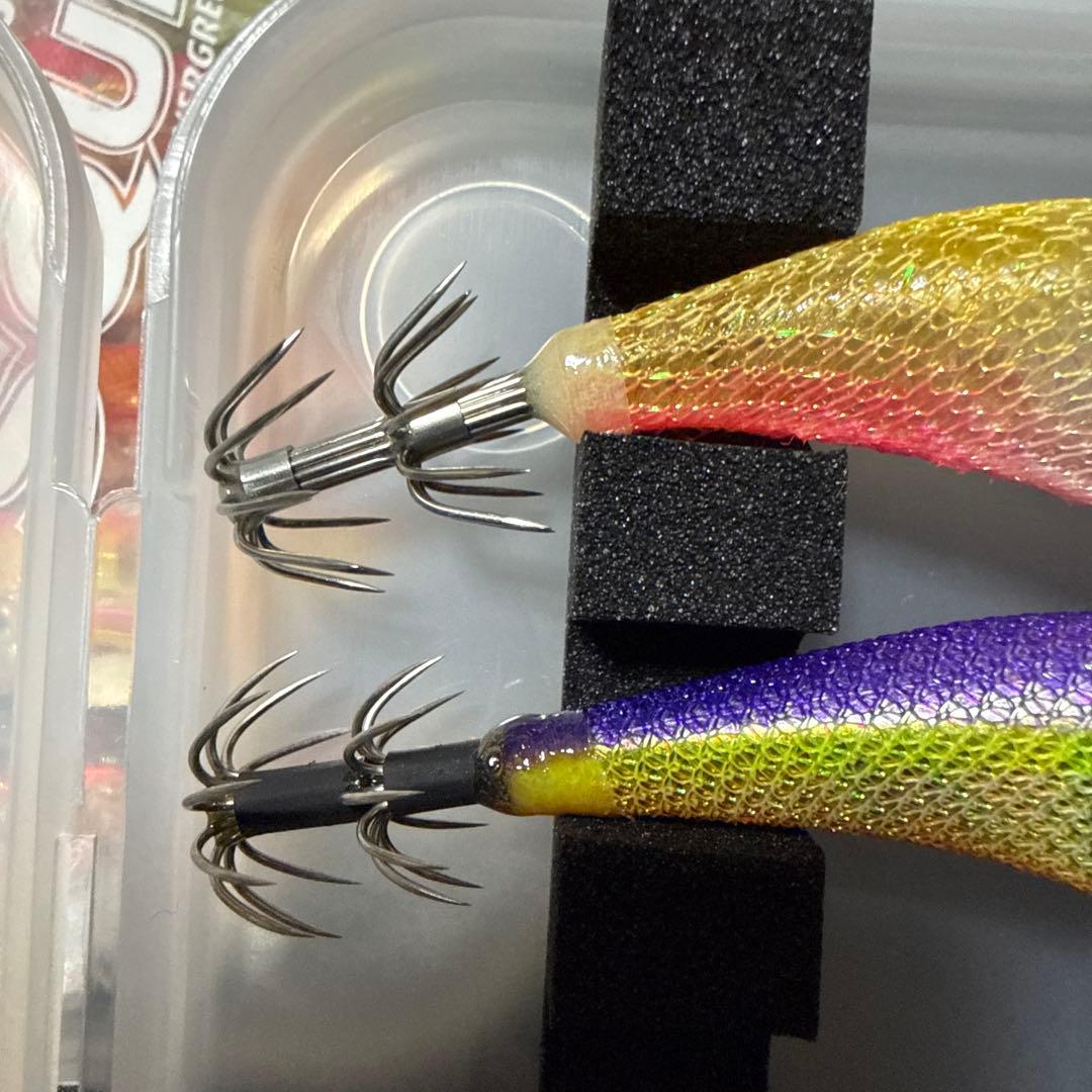 エバーグリーン エギ、ドリフト番長、シマノフラッシュブースト3号 13個セット