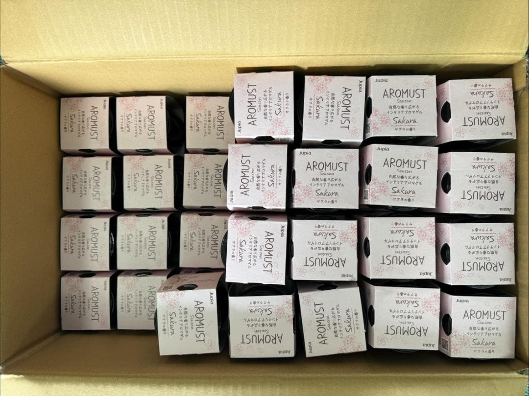 AROMUST SAKURA サクラの香り インテリアアロマゲル 45個