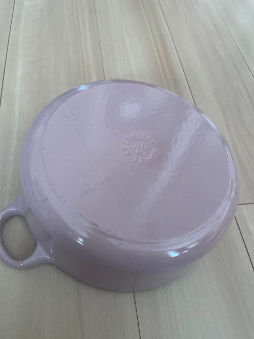 LE CREUSET シフォンピンク 両手鍋 24cm