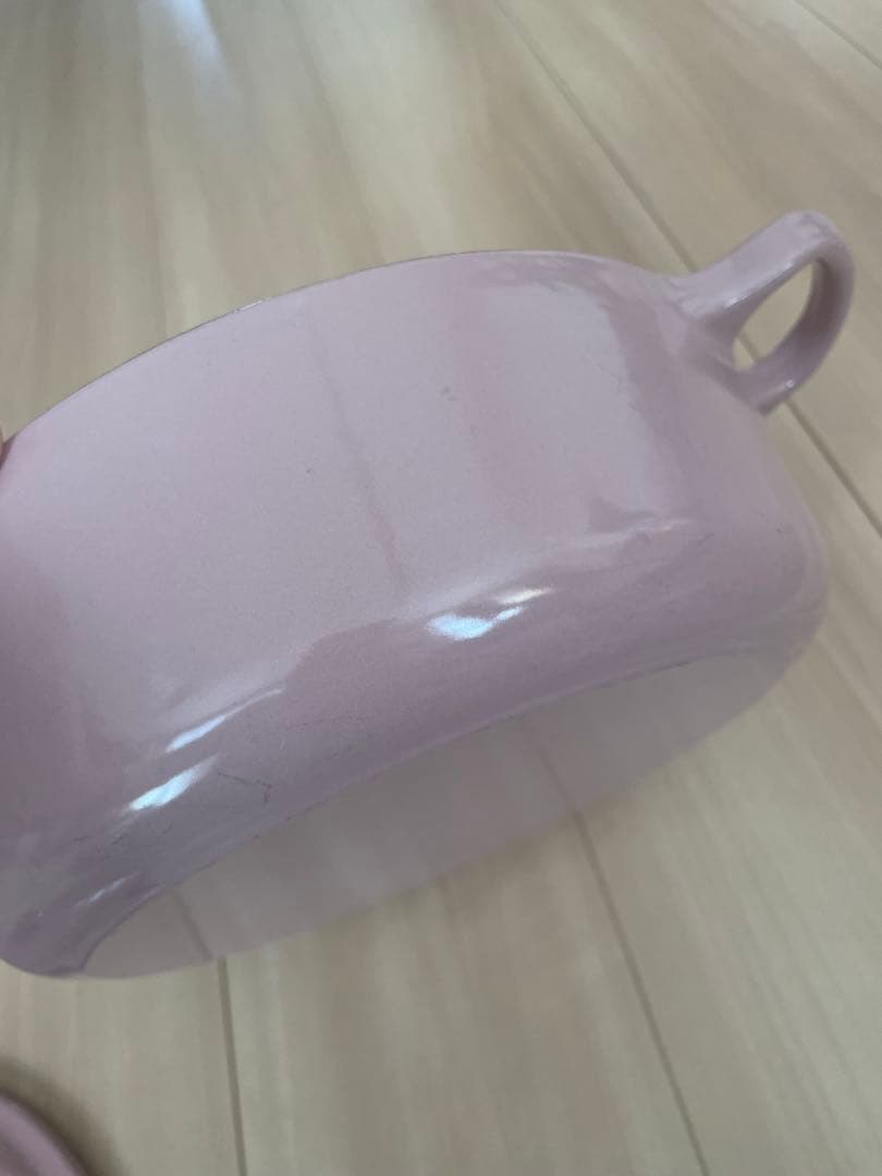 LE CREUSET シフォンピンク 両手鍋 24cm