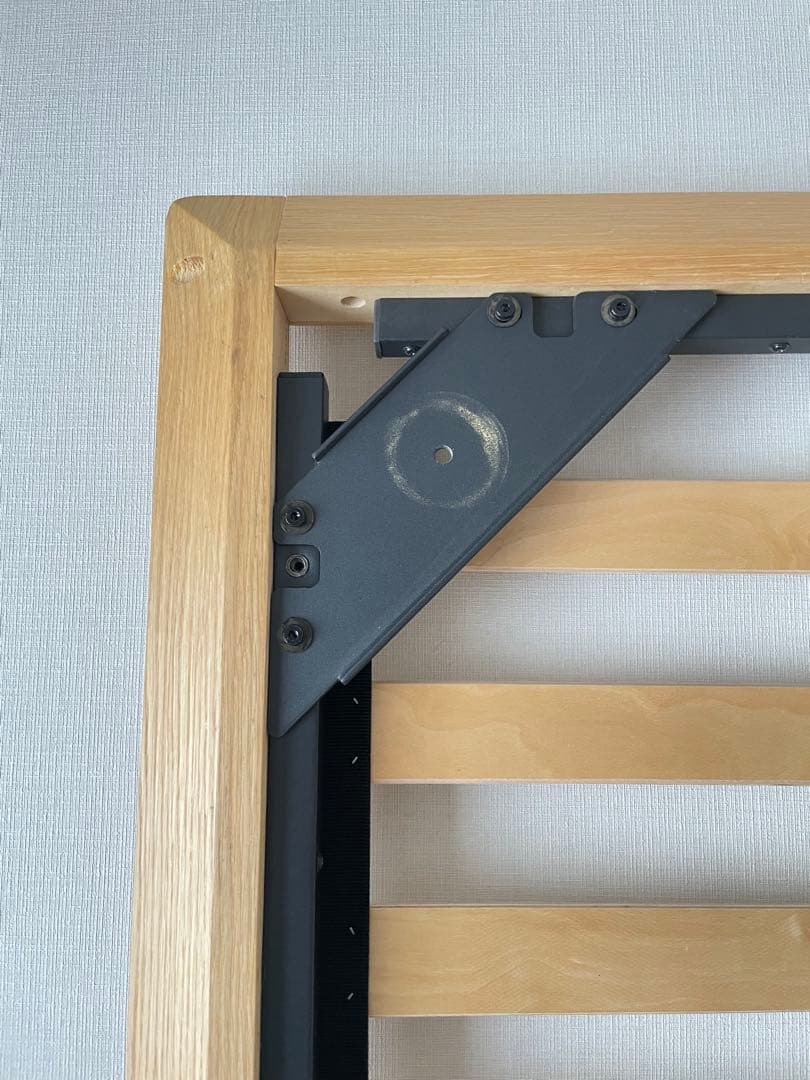 無印良品　ダブルベッドフレーム　オーク