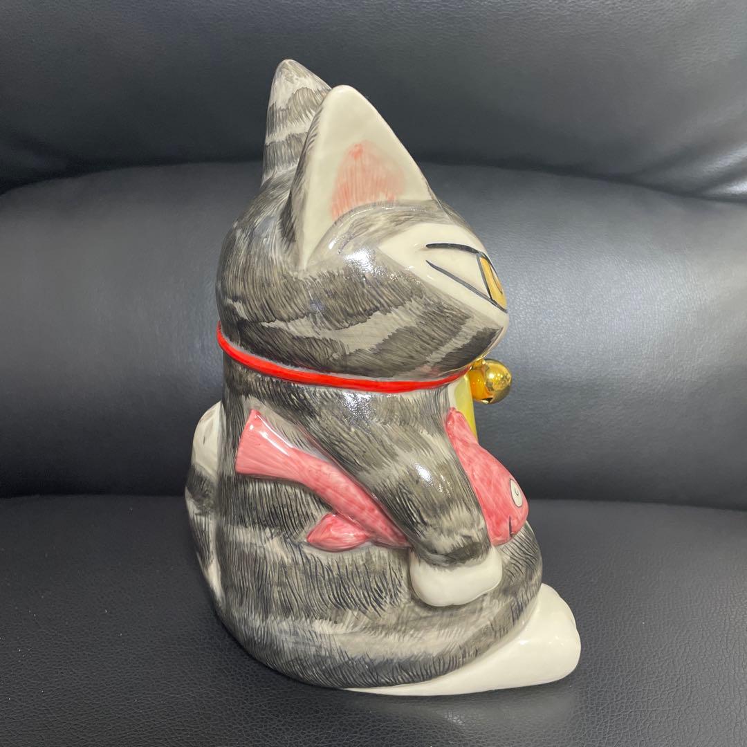 ゴ*キ様 【レア】福招きだやん　ダヤン　陶器　置物　招き猫　縁起物