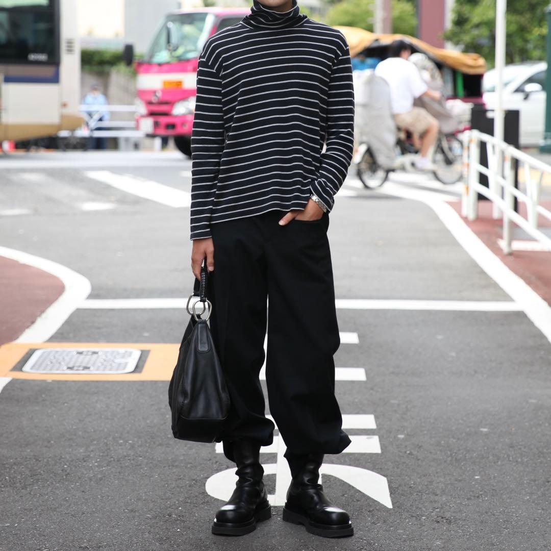 [着画あり] 25aw WOOL BARATHEA WIDE TROUSERS
