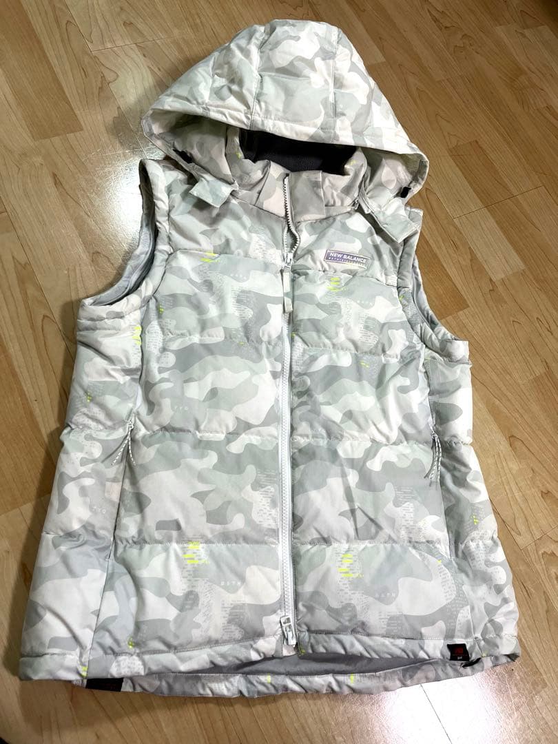 New balance 4way中綿ジャケット フルジップブルゾン カモフラ柄