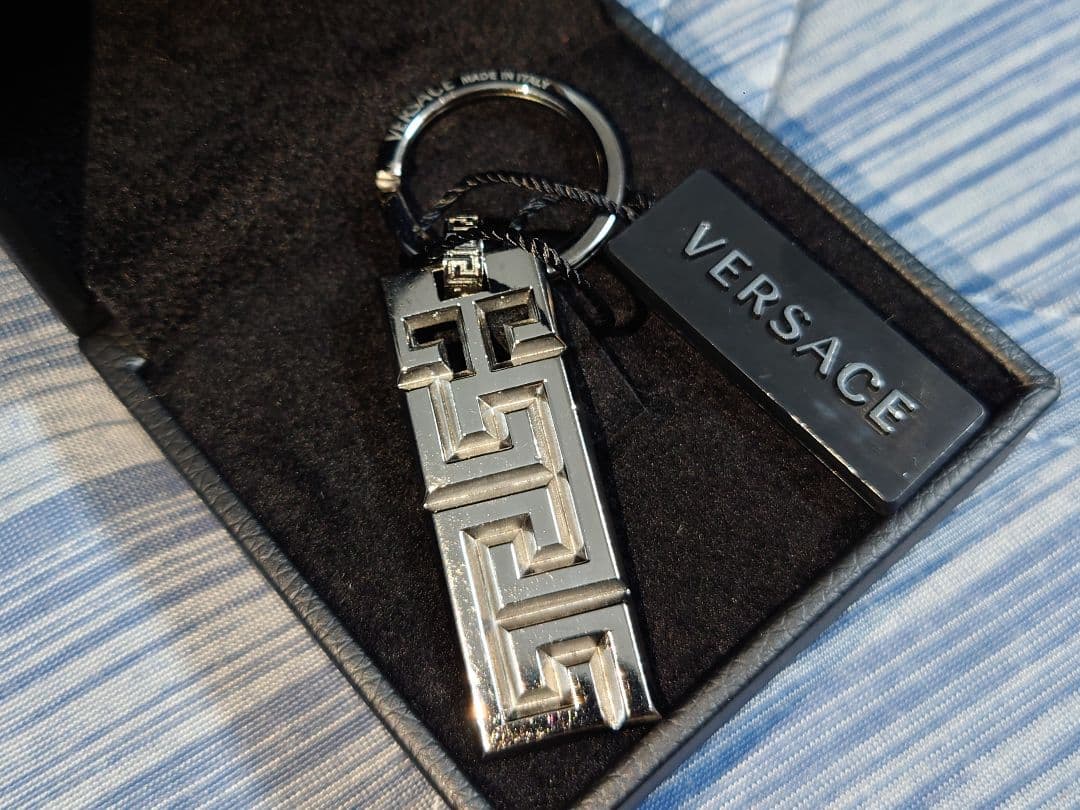 VERSACE ギリシャキー キーホルダー