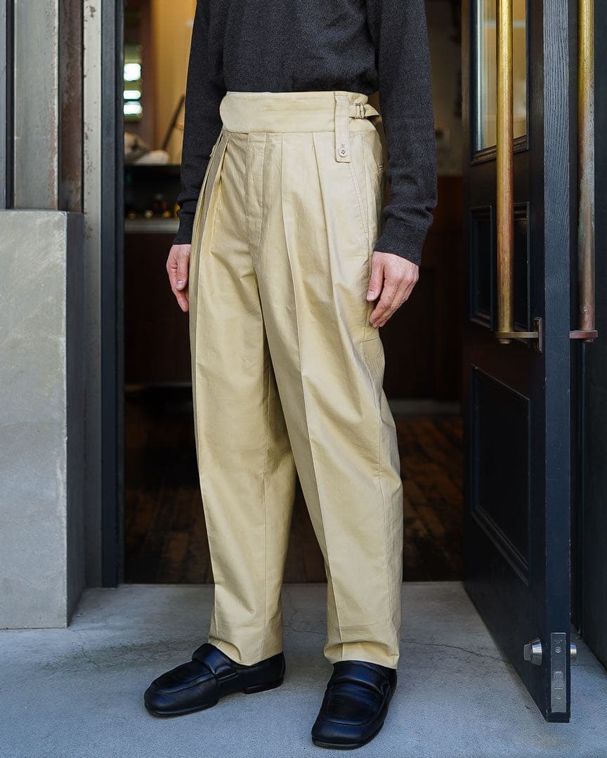 NEAT ギザモールスキン チノ ベルトレス