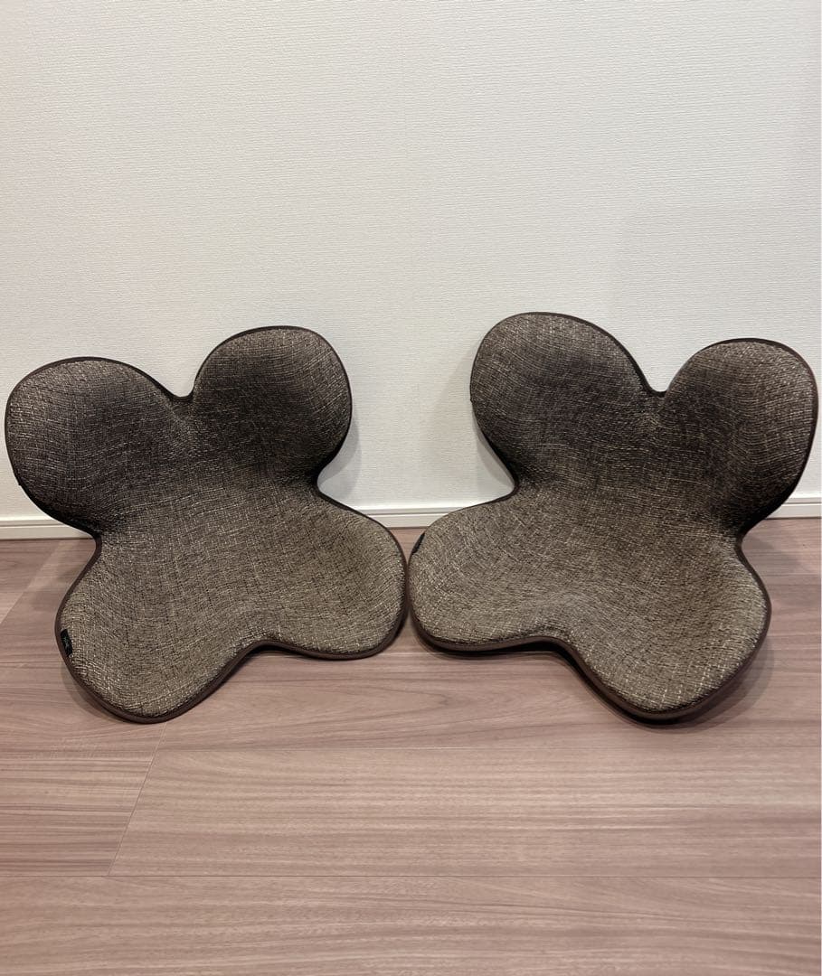 MTG Style Standard骨盤サポートチェア ブラウン　2脚セット