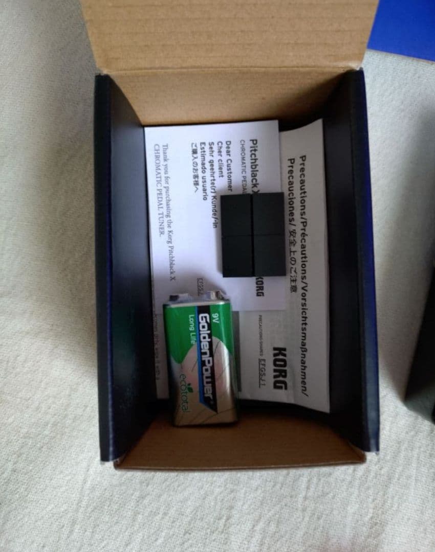 KORG コルグ pitchblack x ペダルチューナー PB-X