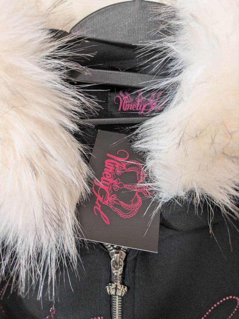 新品9090Girl Fur ZipHoodieフーディボア♥完売♥最安値