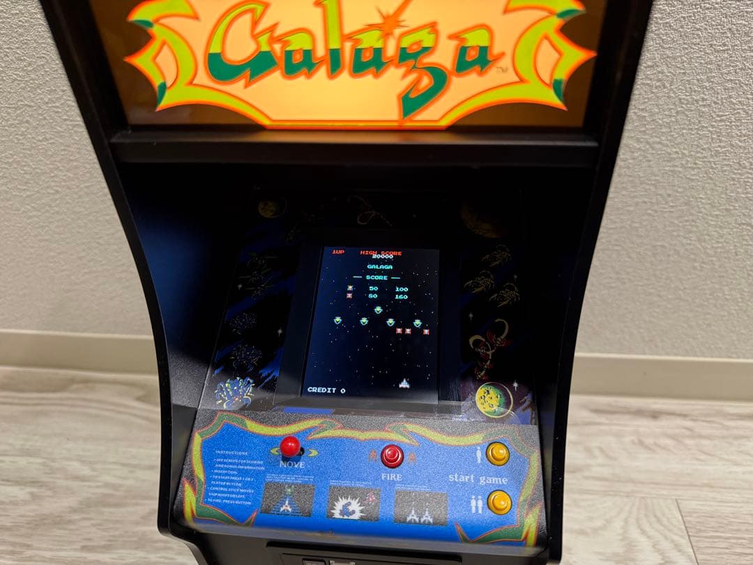 中古Numskull1/4スケールGalaga ミニアーケードゲーム機