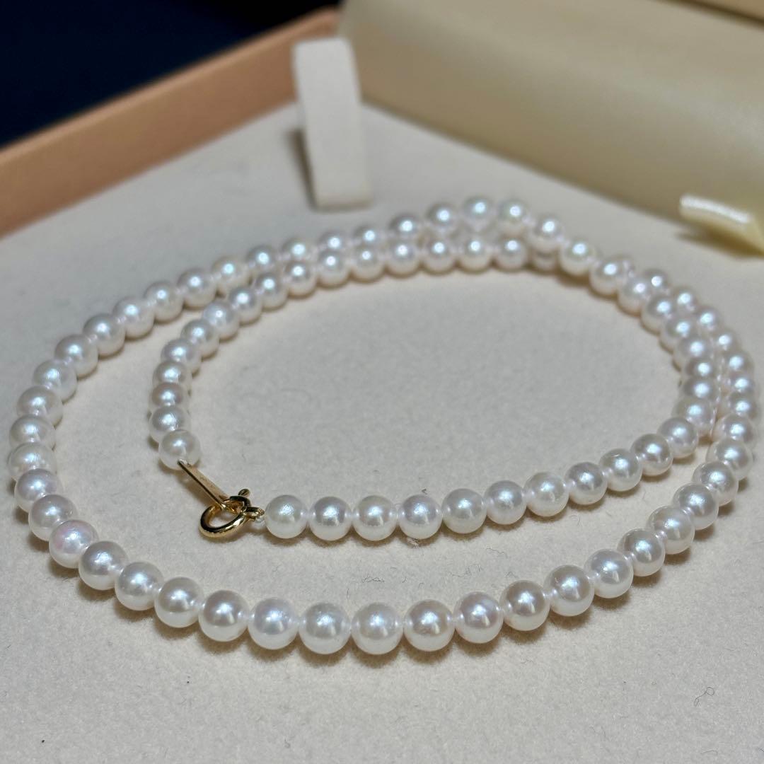 あこや真珠✨K18　パール 約4.5-5.0 ゴールド　冠婚葬祭　レディース