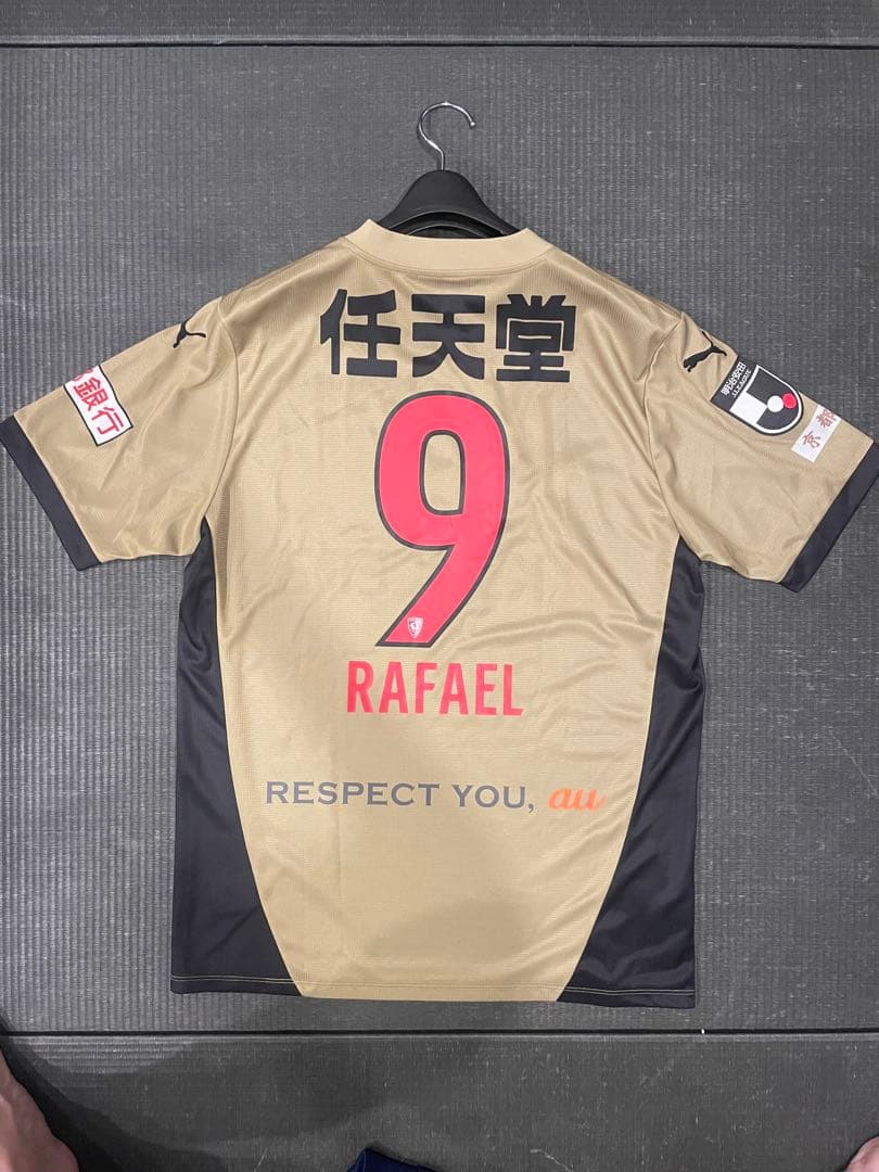 京都サンガ リミテッドユニフォーム　ラファエル　エリアス　ゴールド