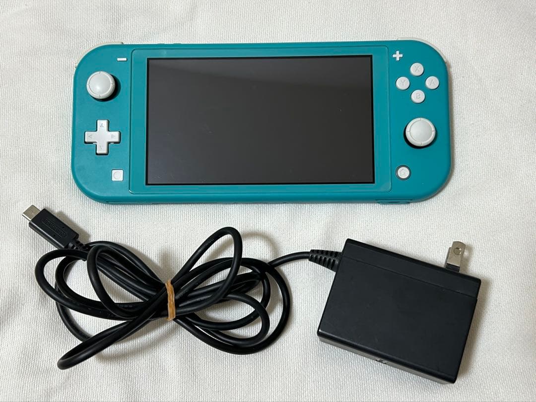 Nintendo Switch Lite ターコイズ 本体 充電器有箱なし