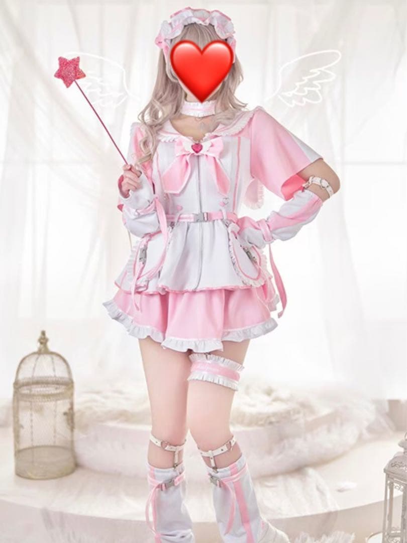 マリームーン　天使界隈　魔法少女ドリーミーセーラー　ピンク　コスプレ　ハロウィン