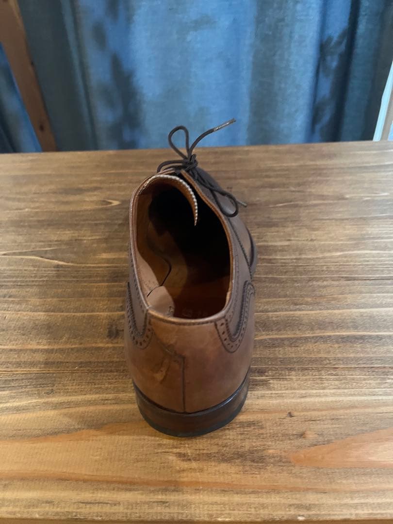 スコッチグレイン ウィングチップ ドレスシューズ