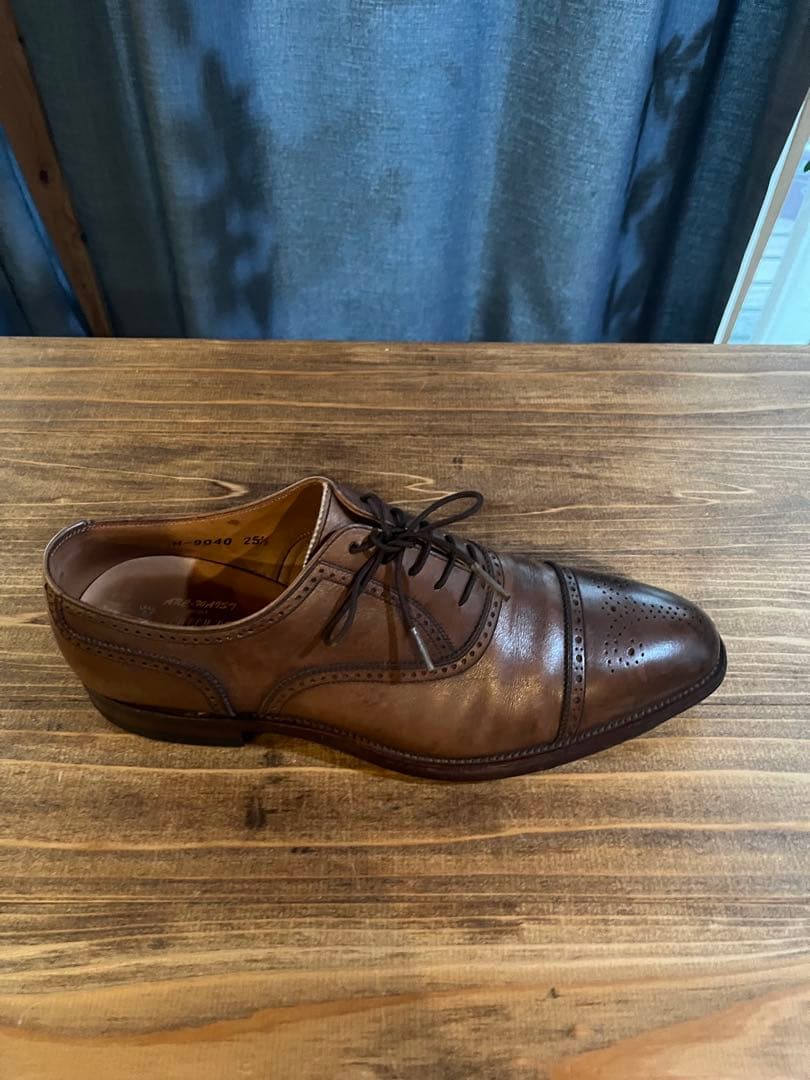 スコッチグレイン ウィングチップ ドレスシューズ