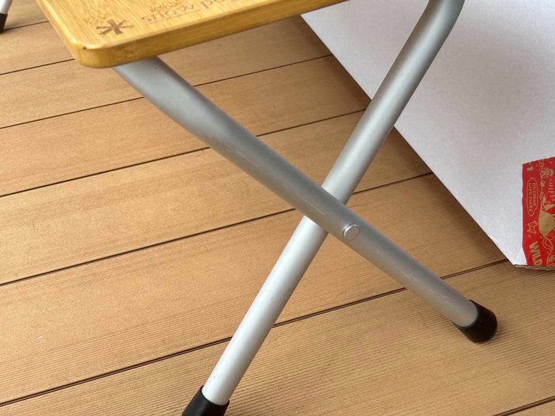 【中古】スノーピーク LV-066TR フォールディングシェルフロング 竹