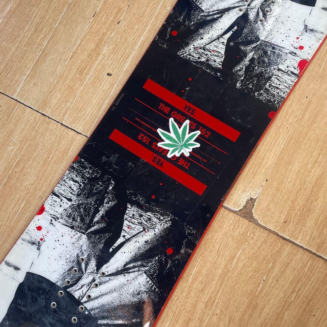 yes　スノーボード　GREATS　ジェフアンダーソン　152㎝