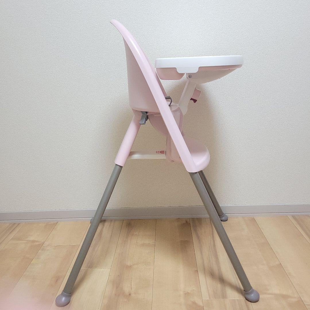 ベビービョルン ハイチェア　ベビーチェア　ピンク ハーネス付き