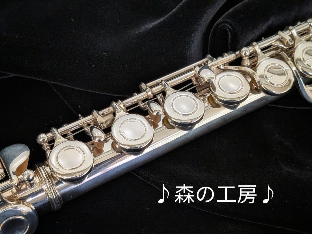 フルート専門店‼️部活応援‼️頭部管銀製　ヤマハフルート YFL311 Eメカ