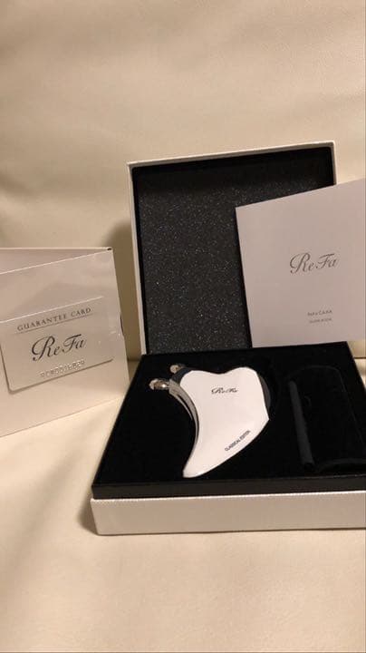 リファ カッサ 小顔 小顔ローラー ホワイト 未使用 ノータッチ 顔 マッサージ