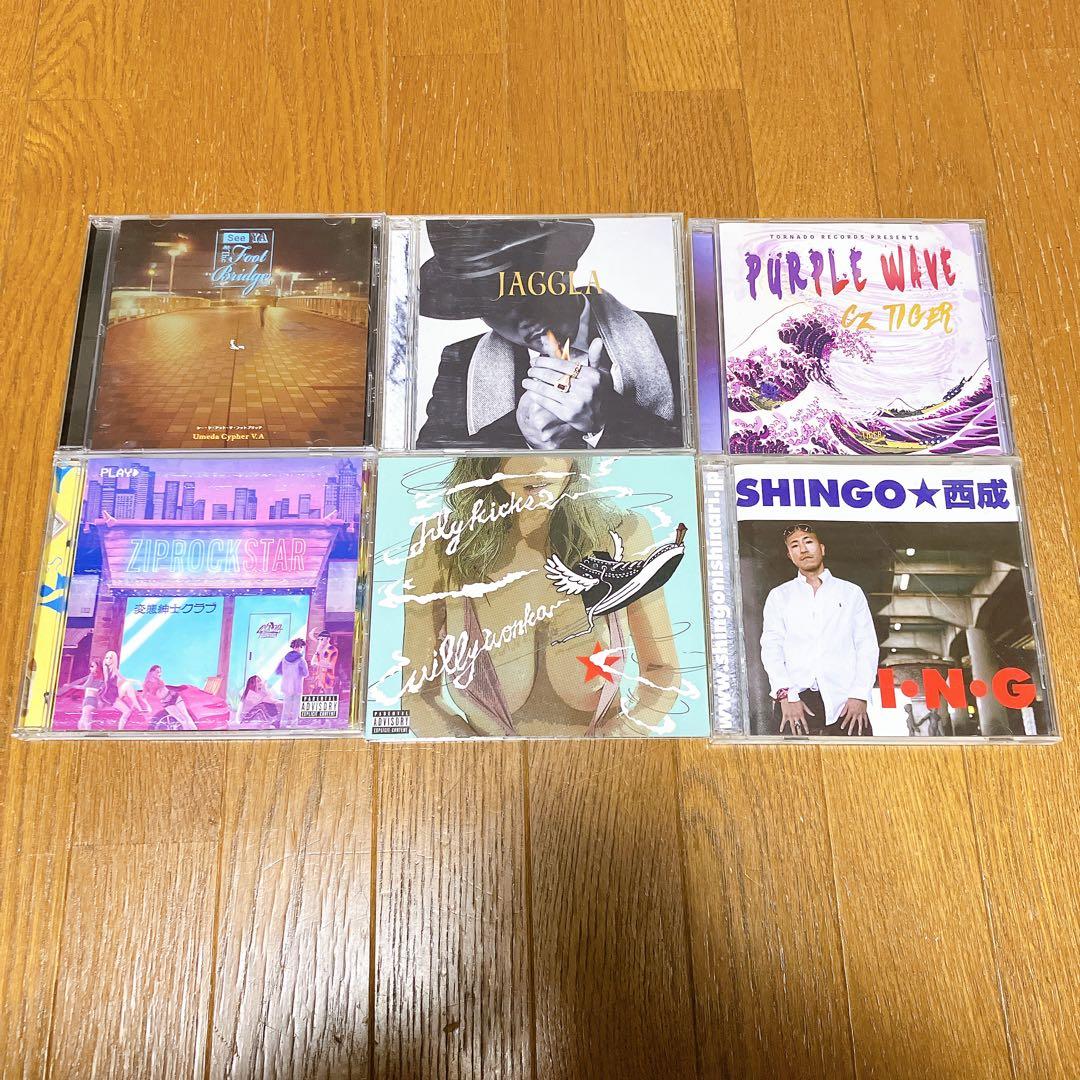 関西　HIPHOP 日本語ラップ　CD 6枚セット