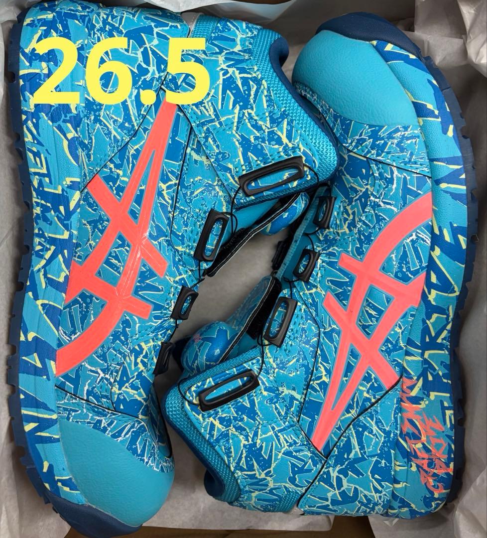 CP304 アシックス 安全靴 数量限定 マグマ 新品 26.5 ブルー