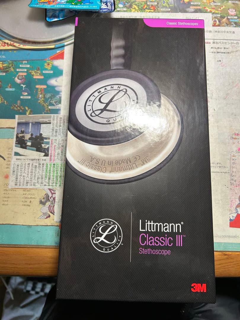 Littmann Classic III聴診器ネイビーブルー 27インチ