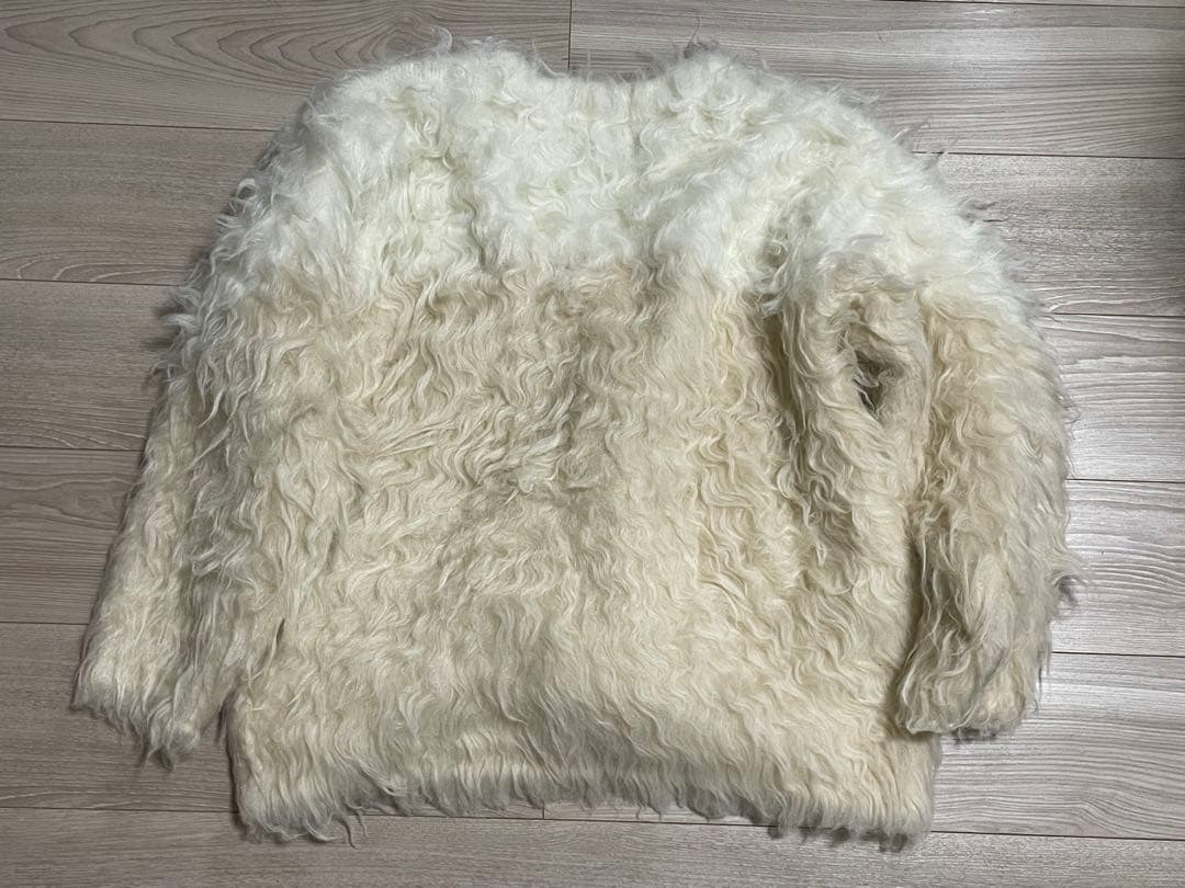 は*ん様 クラネCLANE BI COLOR SHAGGY KNIT CARDI