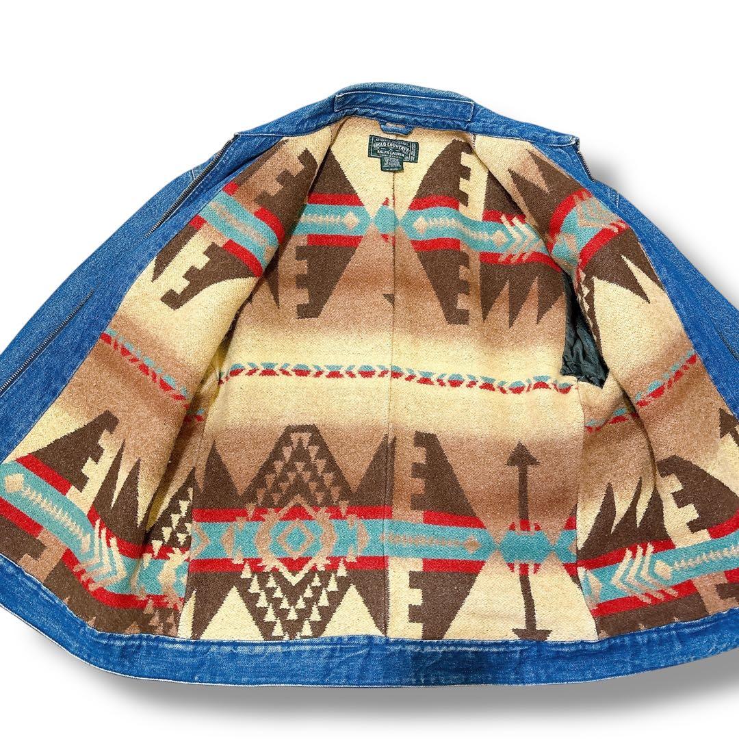 ジャケット・アウター 80's Vintage Polo Country denim jacket