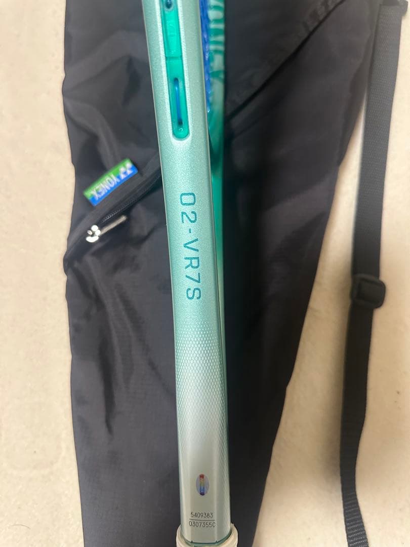 YONEX 02-VR7S テニスラケット グリーン/ブルー ケース付き