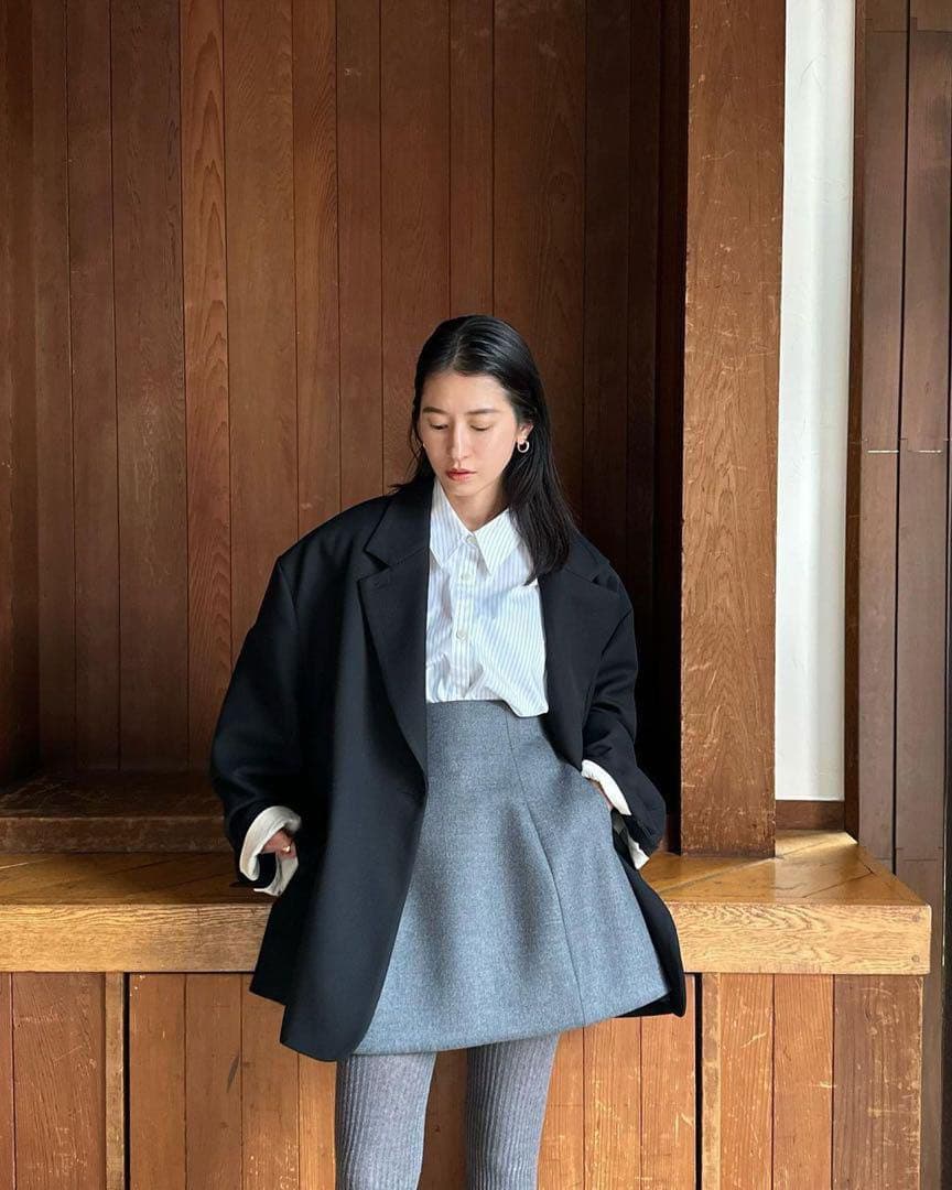 【新品•タグ付き】 CLANE CONSTRUCTIVE MINISKIRT