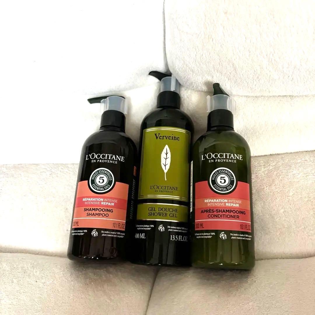 【新品未開封】ロクシタン3点セット　シャンプーコンディショナーシャワージェル