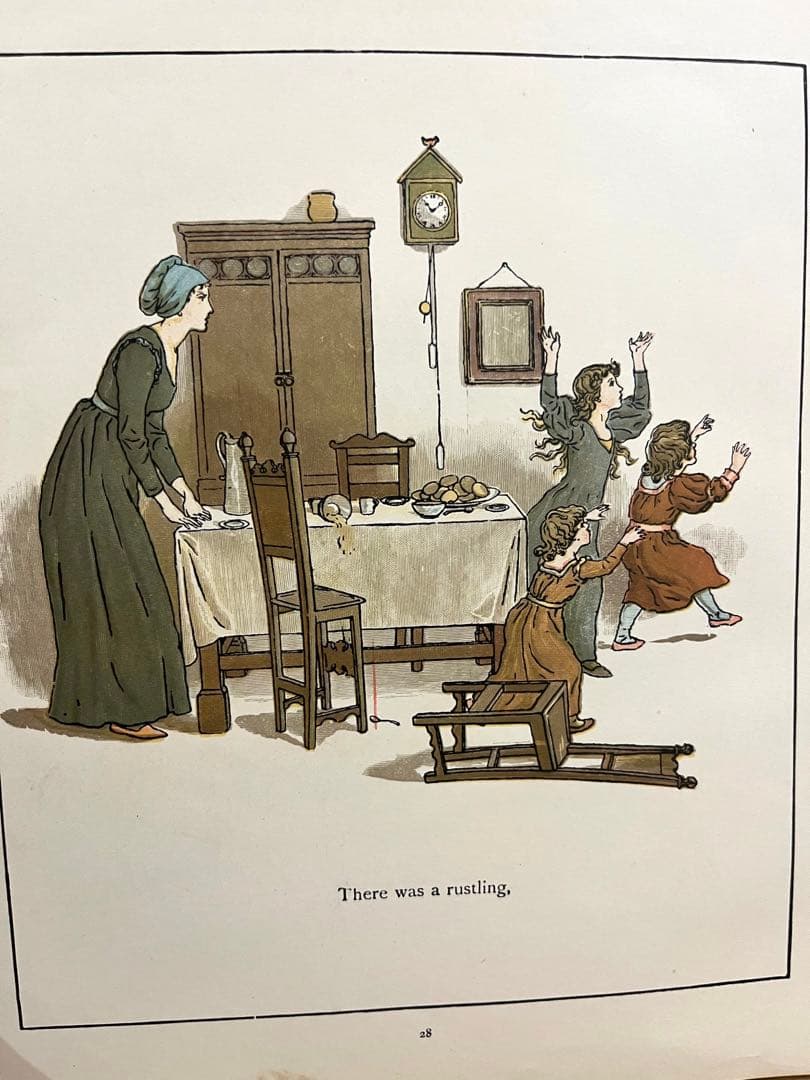 NO.154 古書 アンティーク洋書 絵本　ケイト グリーナウェイ