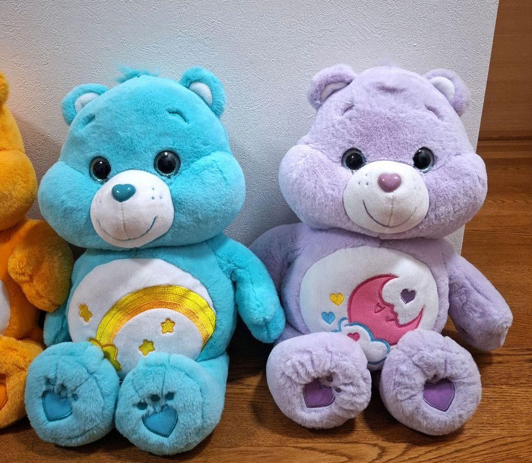 ケアベア⭐BIGぬいぐるみ 5体セット　お座り台座付き